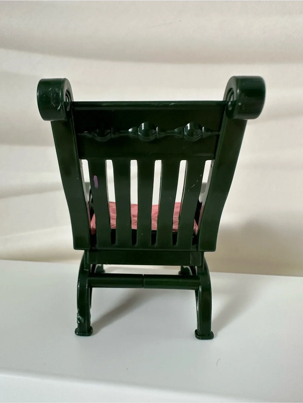 Fisher-Price Loving Family Dollhouse Green Pink Cabana Chair Outdoor Patio fair